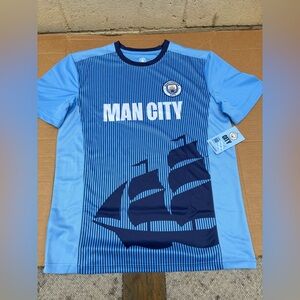 Blue Striped Men's Jersey